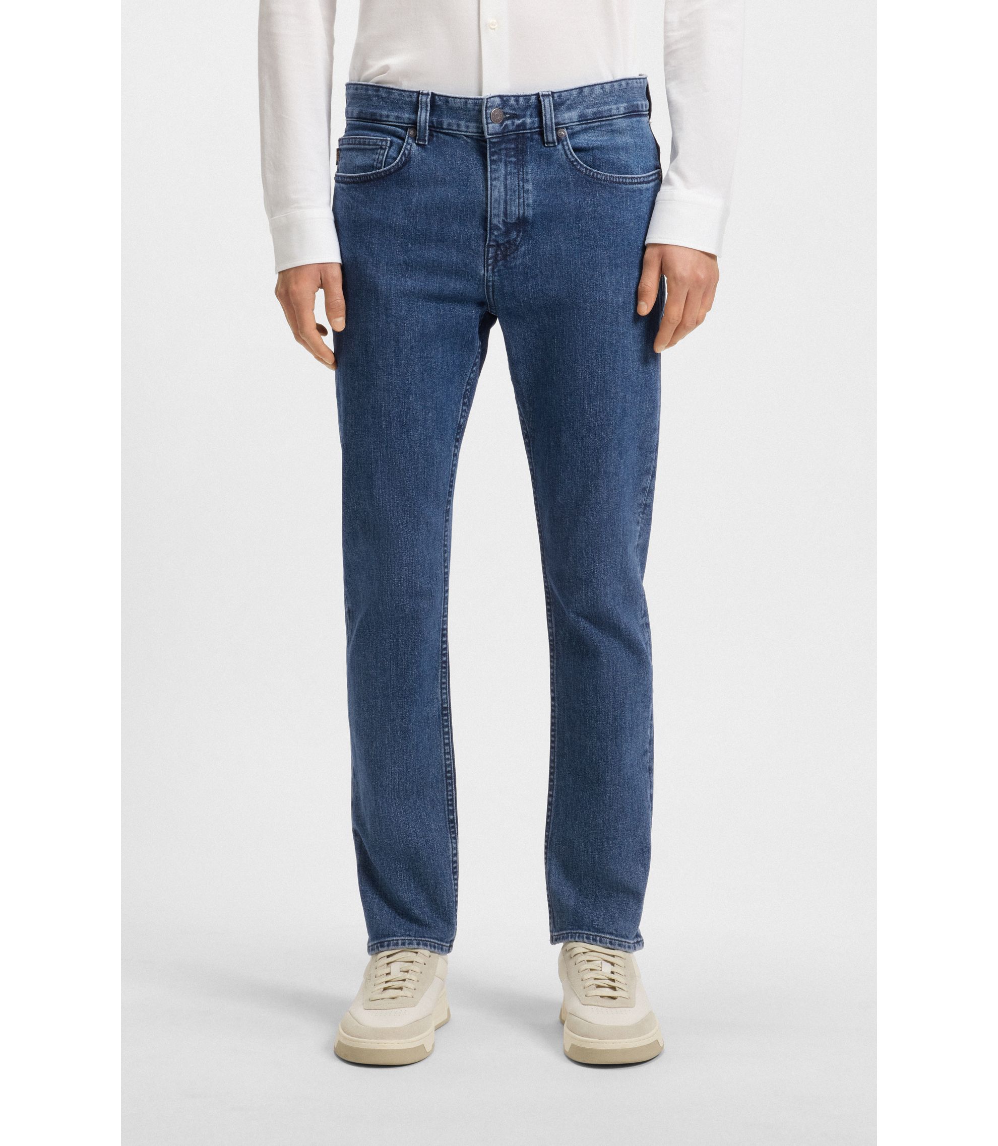 Delaware Slim-Fit Jeans aus bequemem Stretch-Denim in Blau