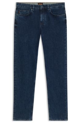 Delaware slim-fit jeans in blue comfort-stretch denim, Dark Blue