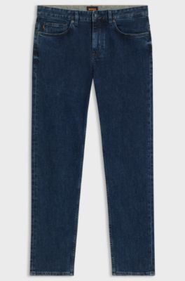 Delaware slim-fit jeans in blue comfort-stretch denim, Dark Blue