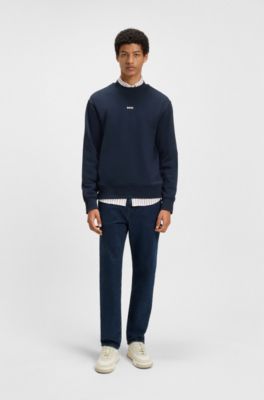 Jean Regular Maine en denim stretch bleu confortable, Bleu fonc&eacute;