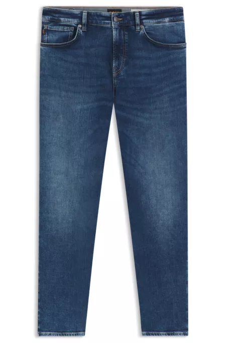 Maine regular-fit jeans in blue super-stretch denim