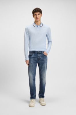 Maine regular-fit jeans in blue Selvedge denim, Blue