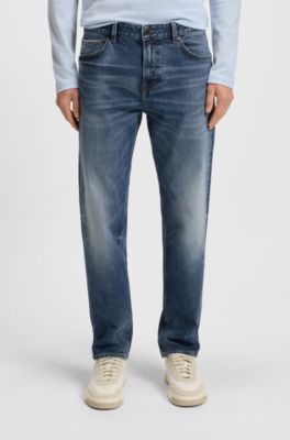 Maine regular-fit jeans in blue Selvedge denim, Blue
