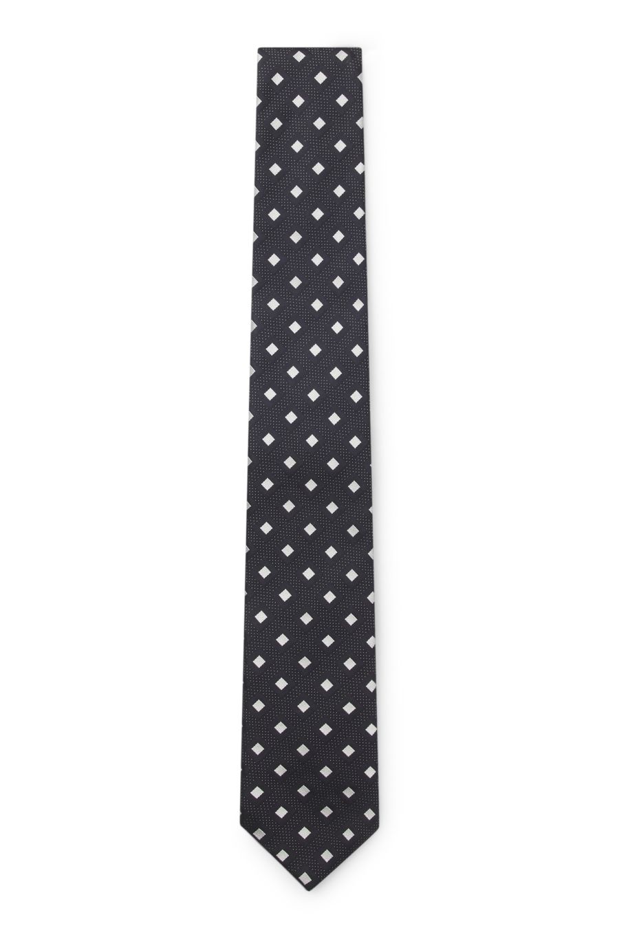 BOSS H-Tie 7.5 Silk Tie — Dark Blue