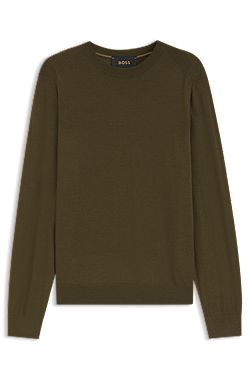 Knitted sweater in wool, silk and cashmere