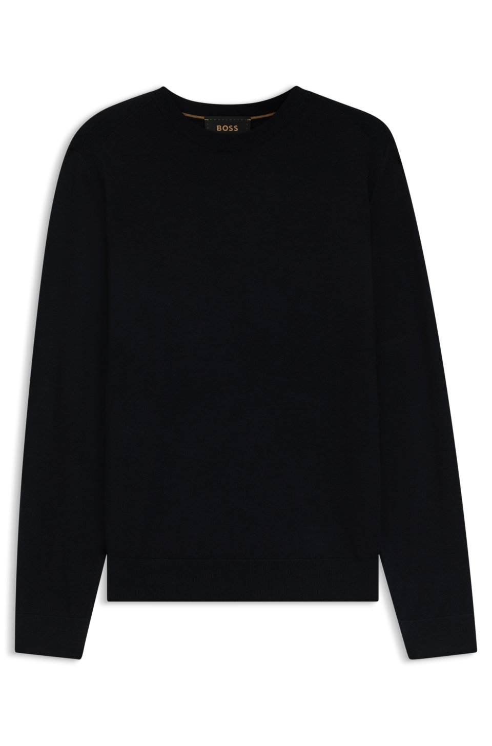 Knitted sweater in wool, silk and cashmere