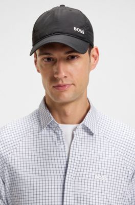 Regular-fit shirt in knitted cotton piqu&eacute;, White Patterned