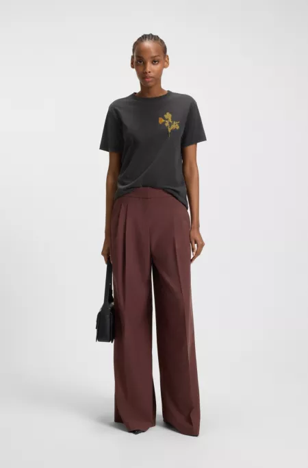 T-shirt en jersey de coton à logo artistique