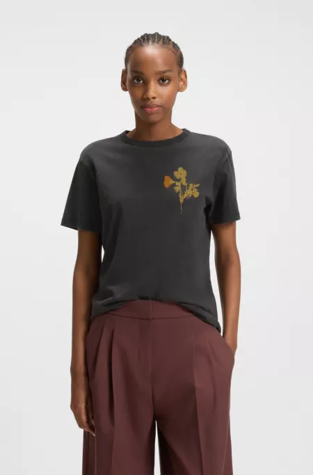 T-shirt en jersey de coton à logo artistique