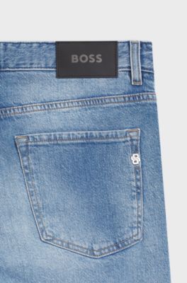 Delaware slim-fit jeans in blue comfort-stretch denim, Blue