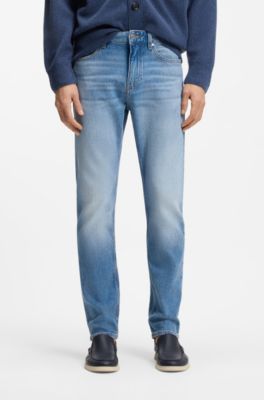 Delaware slim-fit jeans in blue comfort-stretch denim, Blue
