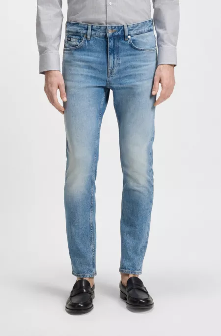 Delaware slim-fit jeans in blue comfort-stretch denim