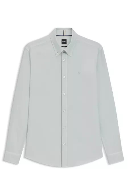 Slim-fit shirt in Oxford cotton