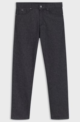 Blue jeans in Italian stretch denim, Dark Blue