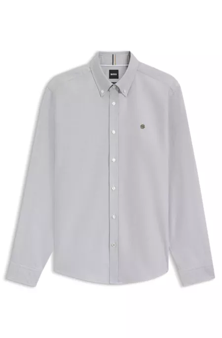 Regular-fit shirt in Oxford cotton