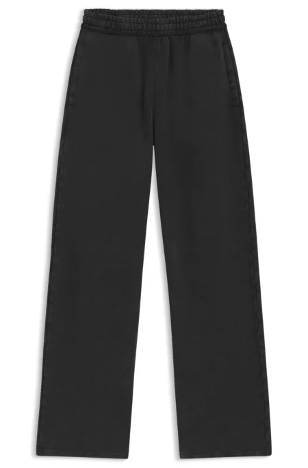 Loose-fit tracksuit bottoms in cotton terry
