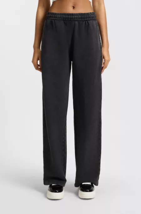 Loose-fit tracksuit bottoms in cotton terry