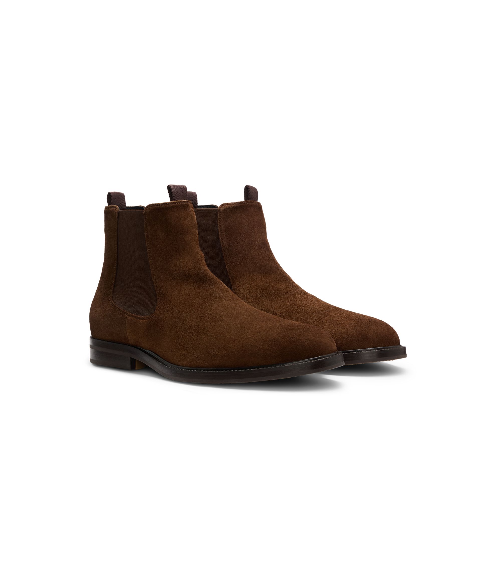 Brand new Hugo Boss Cheb WXSD Brown Suede Chelsea Boots New Hugo Boss Chelsea boots! A perfect mix of casual & dress! main image 4