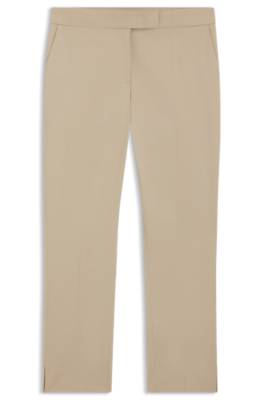 Slim-fit trousers in stretch cotton 1