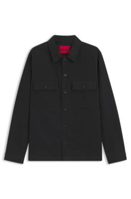 Oversized-fit shirt in cotton twill 1