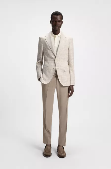 Veste Regular en tissu à carreaux