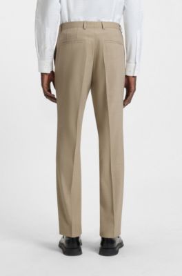 Extra-slim-fit suit in stretch dobby, Beige