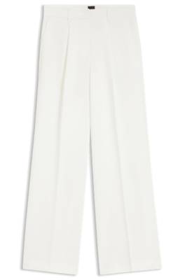 Wide-leg trousers in stretch fabric 1