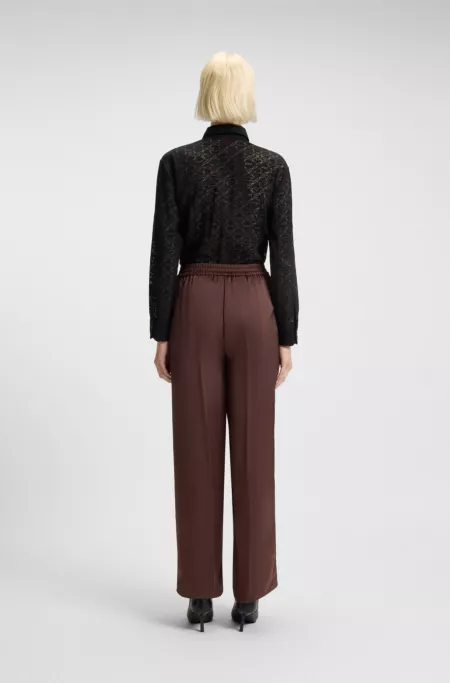 Pantalon Relaxed en satin