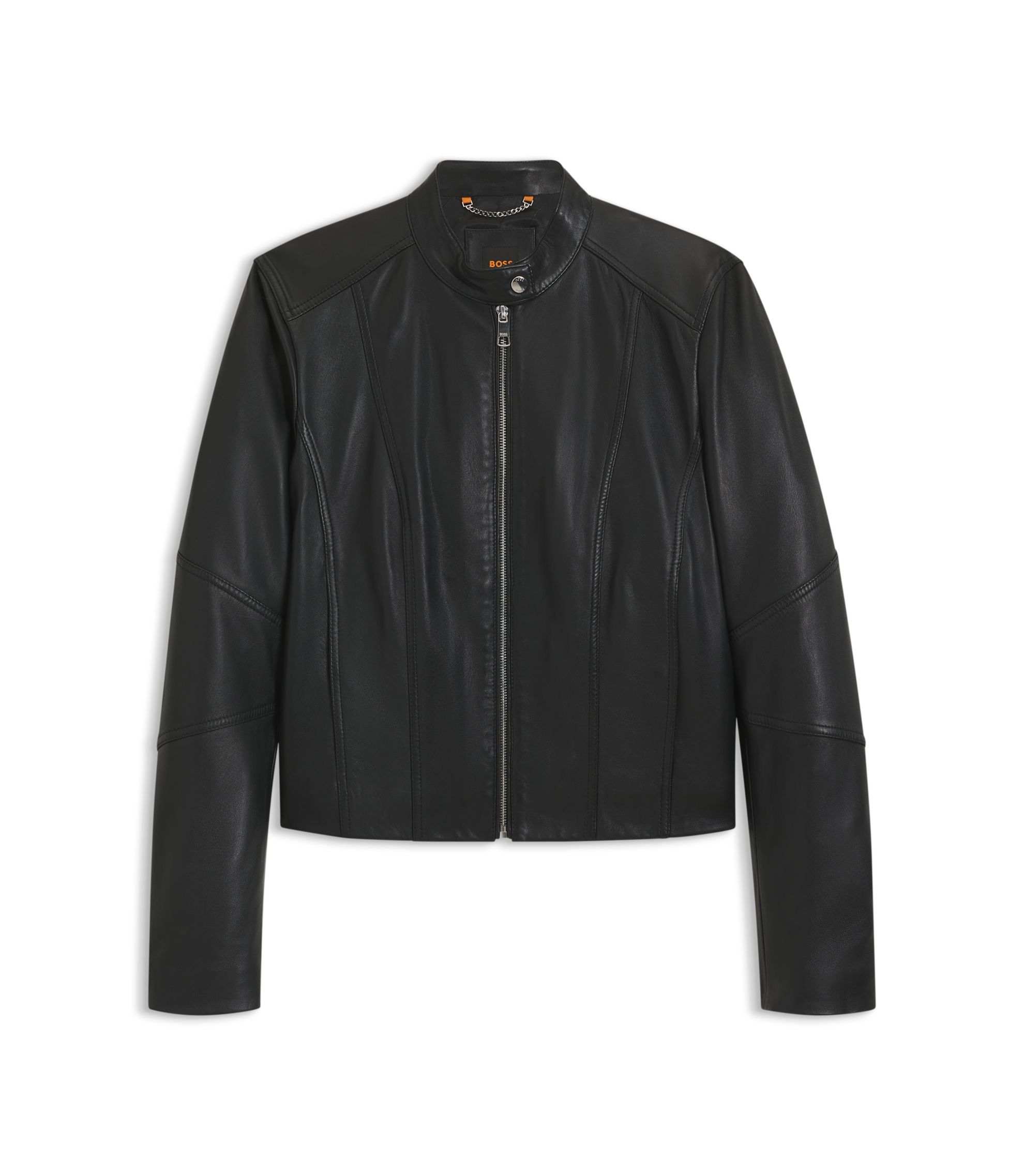 希少サイズ HUGO BOSS シングルライダースジャケット スタンドカラー hbeu50545625_001_100?wid=1980&