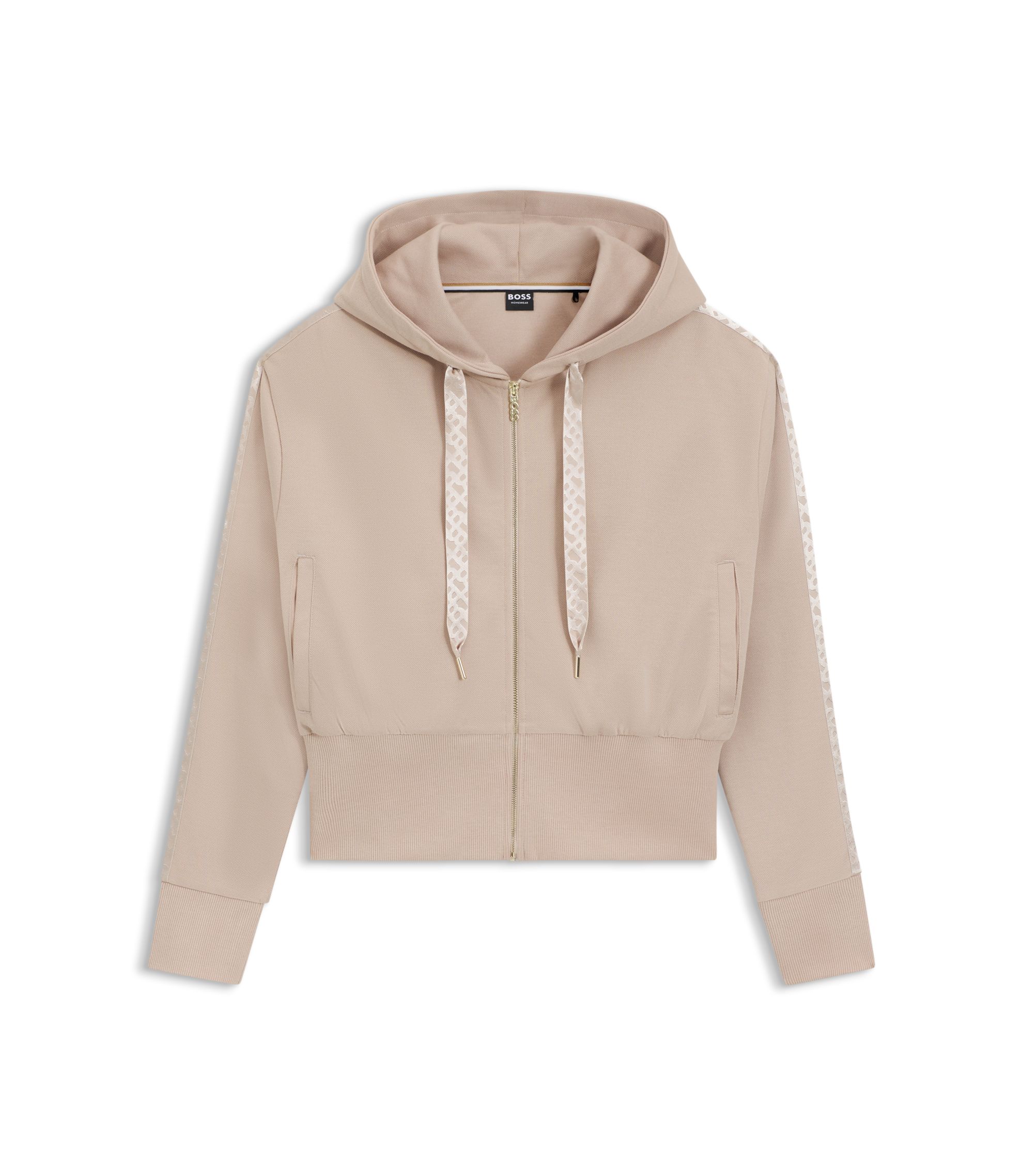 トップス ENCOUNT ZIP HOODIE / LIGHT BEIGE L ENCOUNT ZIP HOODIE / LIGHT BEIGE L Zip-Throughs in beige