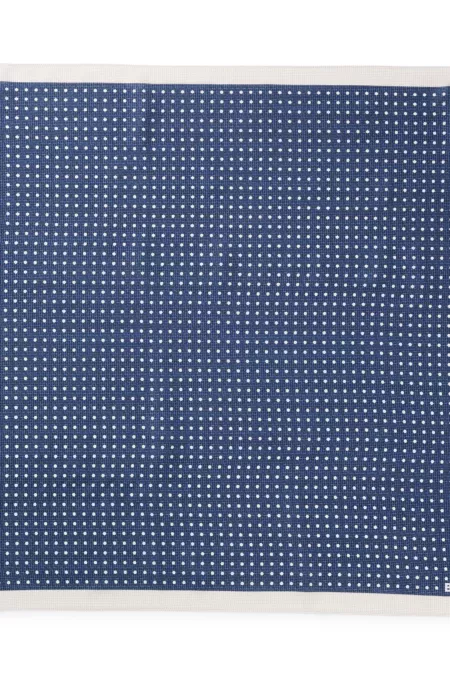 Bandana with border and dot print