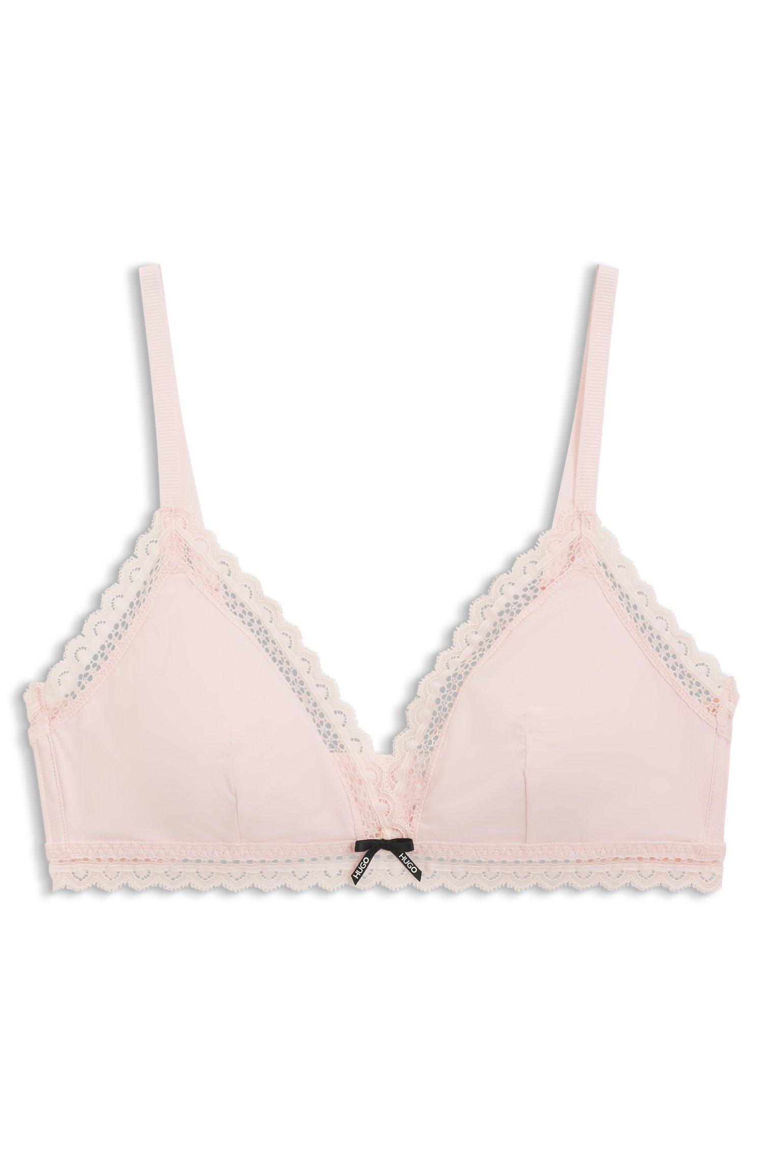 Hugo Triangle bra with lace trims bh dam