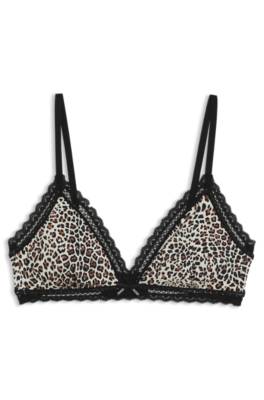 Hugo Triangle bra with lace trims triangel bh dam – bild 4