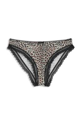 Hugo Regular-rise briefs in stretch microfibre with lace trim dam – bild 4