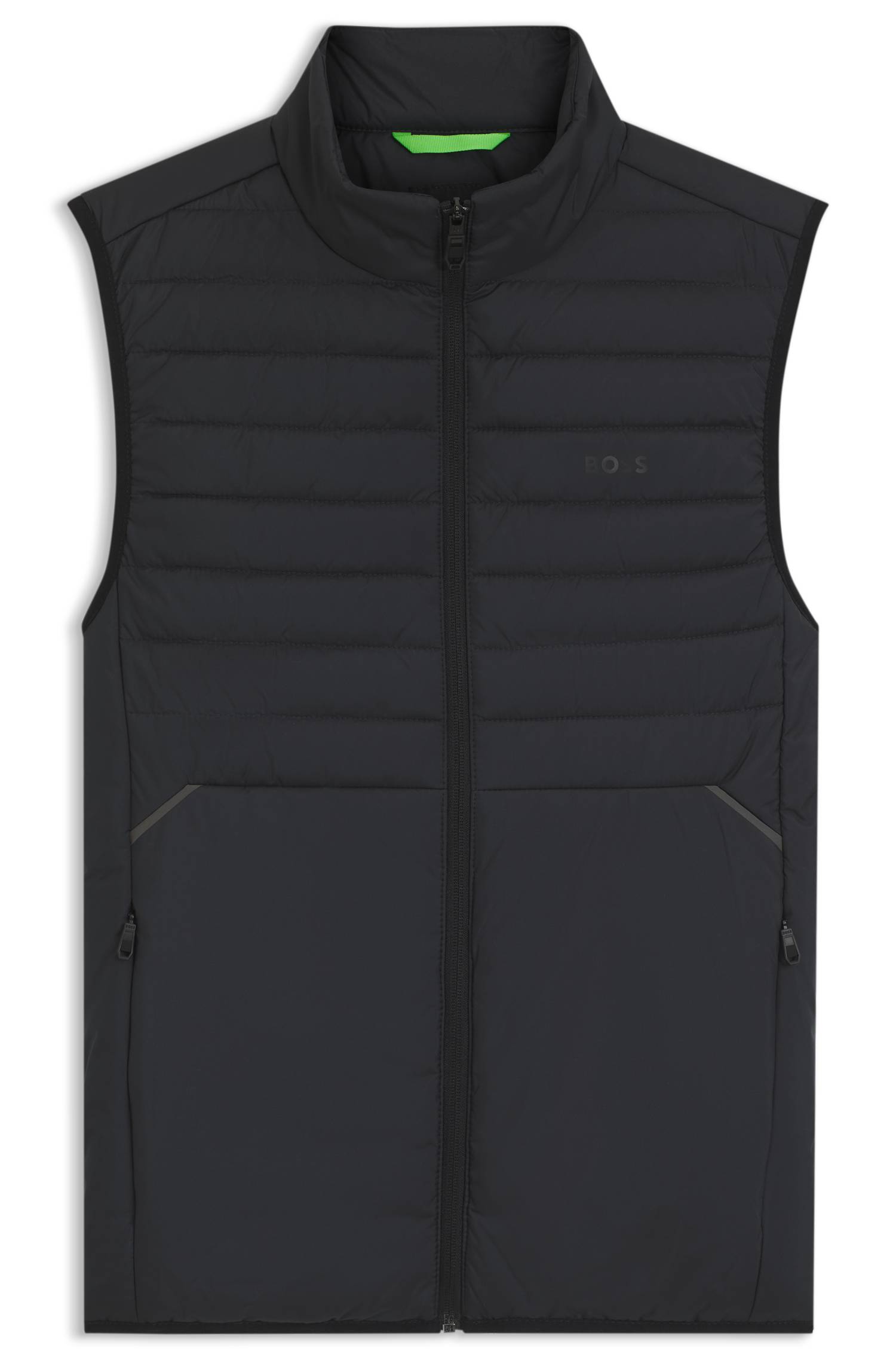 Boss Water-repellent gilet with decorative reflective accents västar herr – bild 4