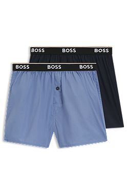 Two-pack of pyjama shorts in cotton