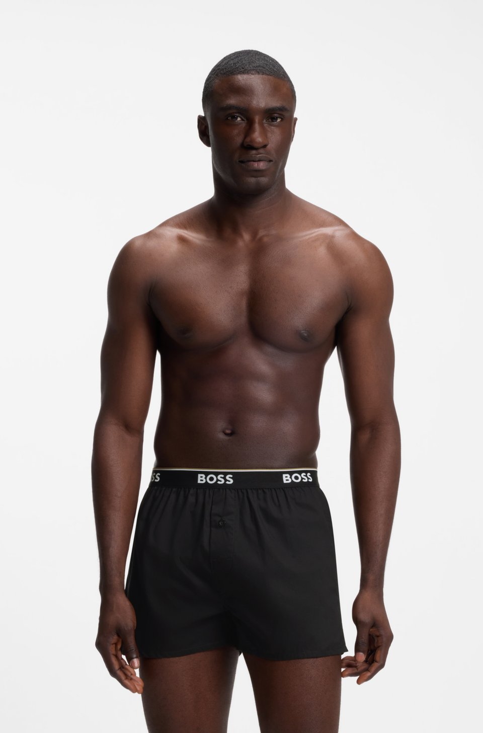 Two-pack cotton pyjama shorts