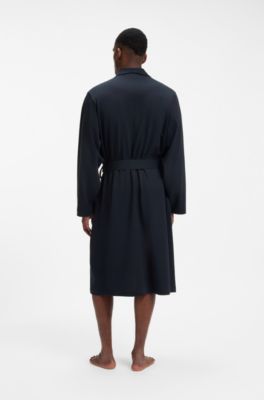 Cotton dressing gown, Dark Blue