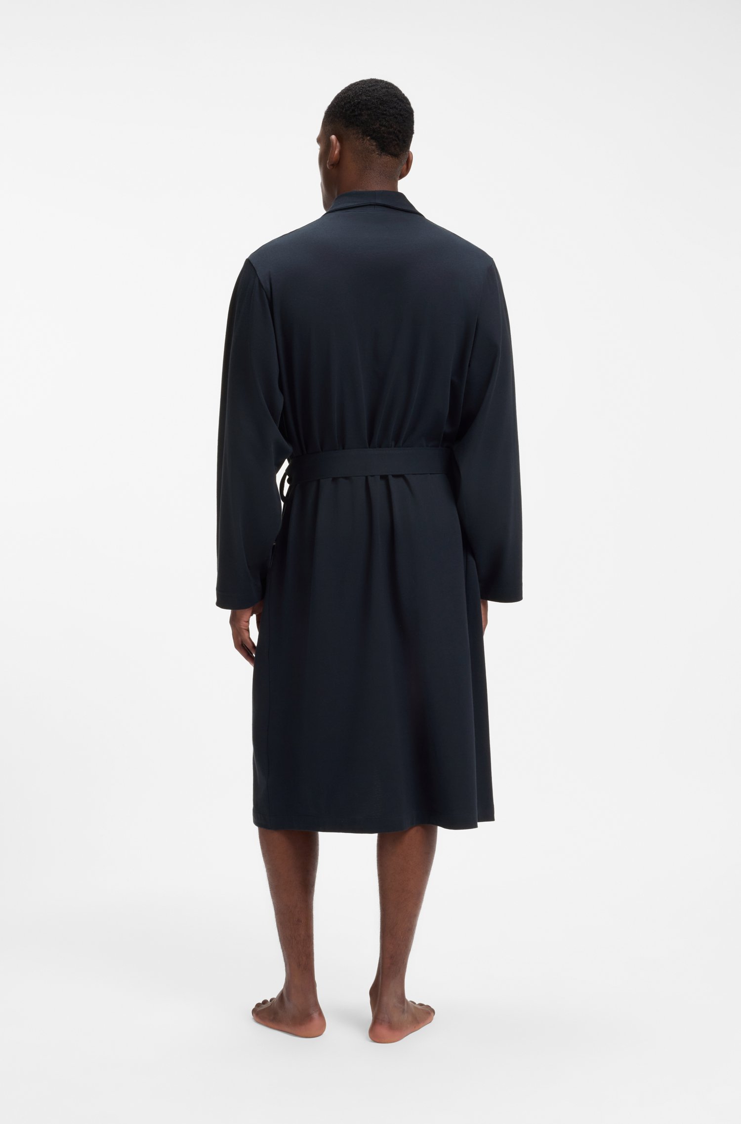 Boss Cotton dressing gown morgonrockar herr – bild 3