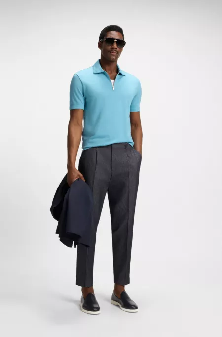 Pantalon tapered en coton mélangé parfait pour toutes les saisons