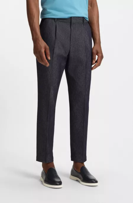 Pantalon tapered en coton mélangé parfait pour toutes les saisons