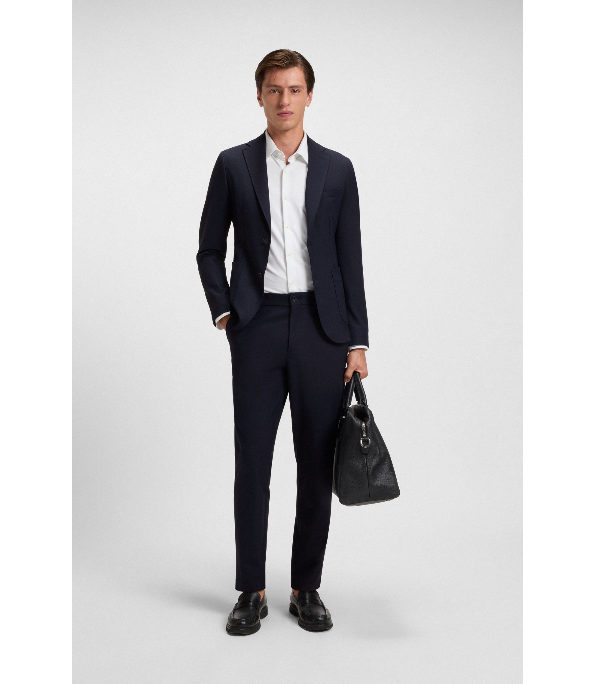 BOSS - スリムフィットジャケット マシンウォッシャブル ストレッチ