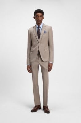 ベージュ スーツ for Men by HUGO BOSS | Slim, Tailored