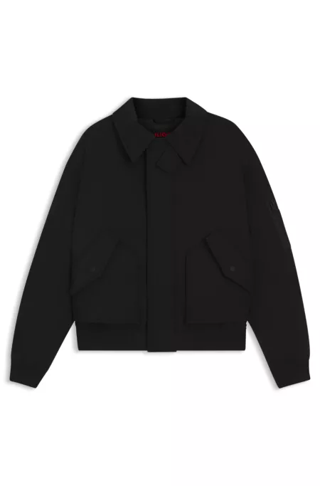 Regular-fit padded jacket in water-repellent fabric