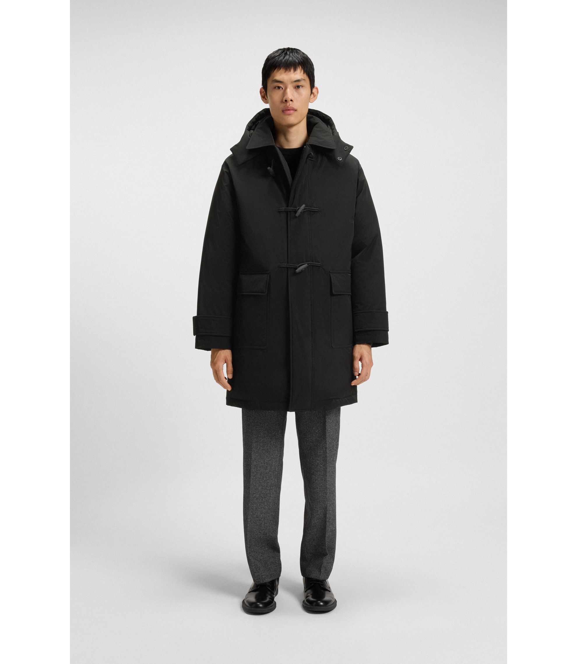 ヒューゴ・ボス　HUGO BOSS フード付きダッフルコート ヒューゴ・ボス HUGO BOSS フード付きダッフルコート 値下げHUGO