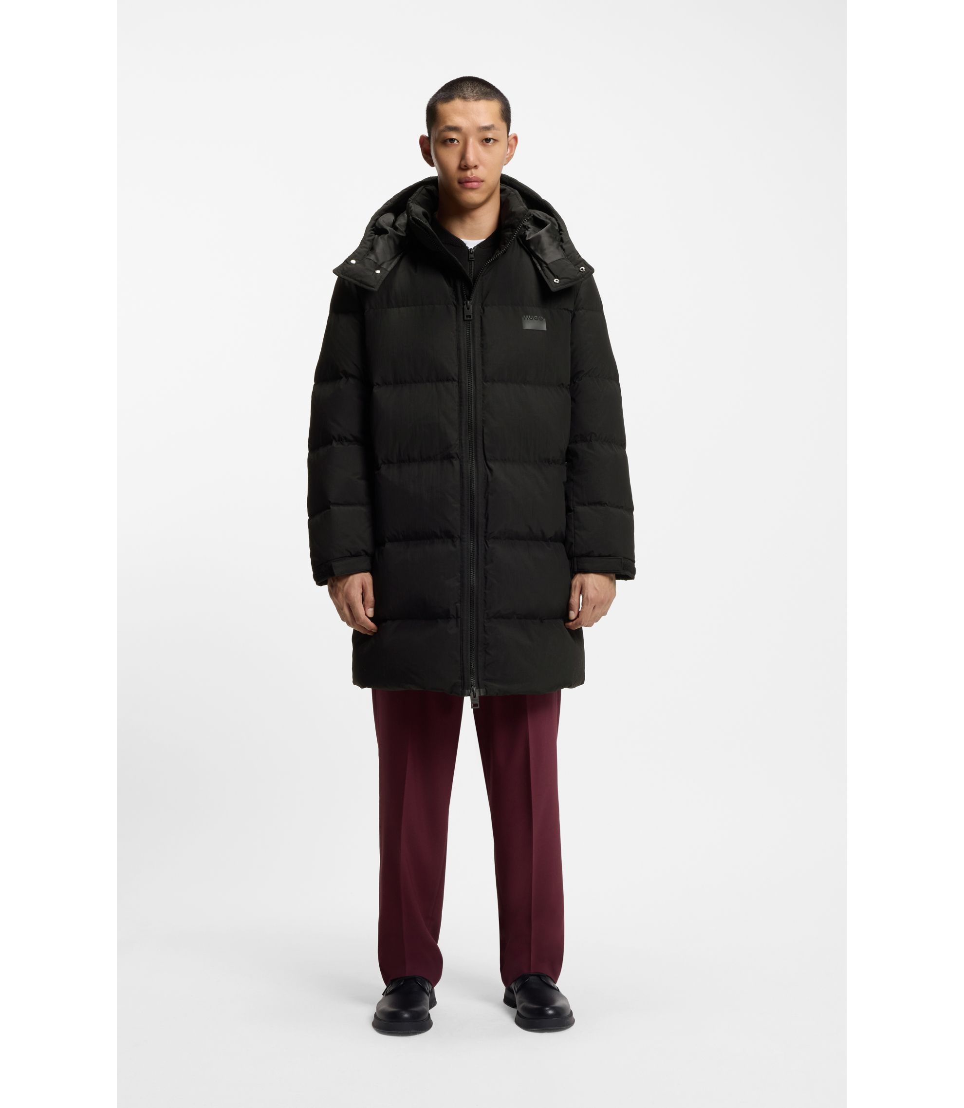 Wasserabweisender Steppmantel mit Daunenfüllung