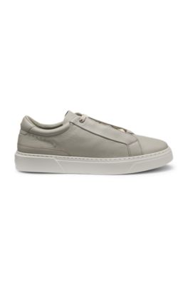 Gary grained-leather trainers with XL EXTRALIGHT&reg; outsole, Light Beige