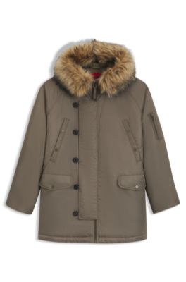 HUGO BOSS MOUNTAIN PARKA ダークグレー HUGO BOSS MOUNTAIN PARKA ダークグレー