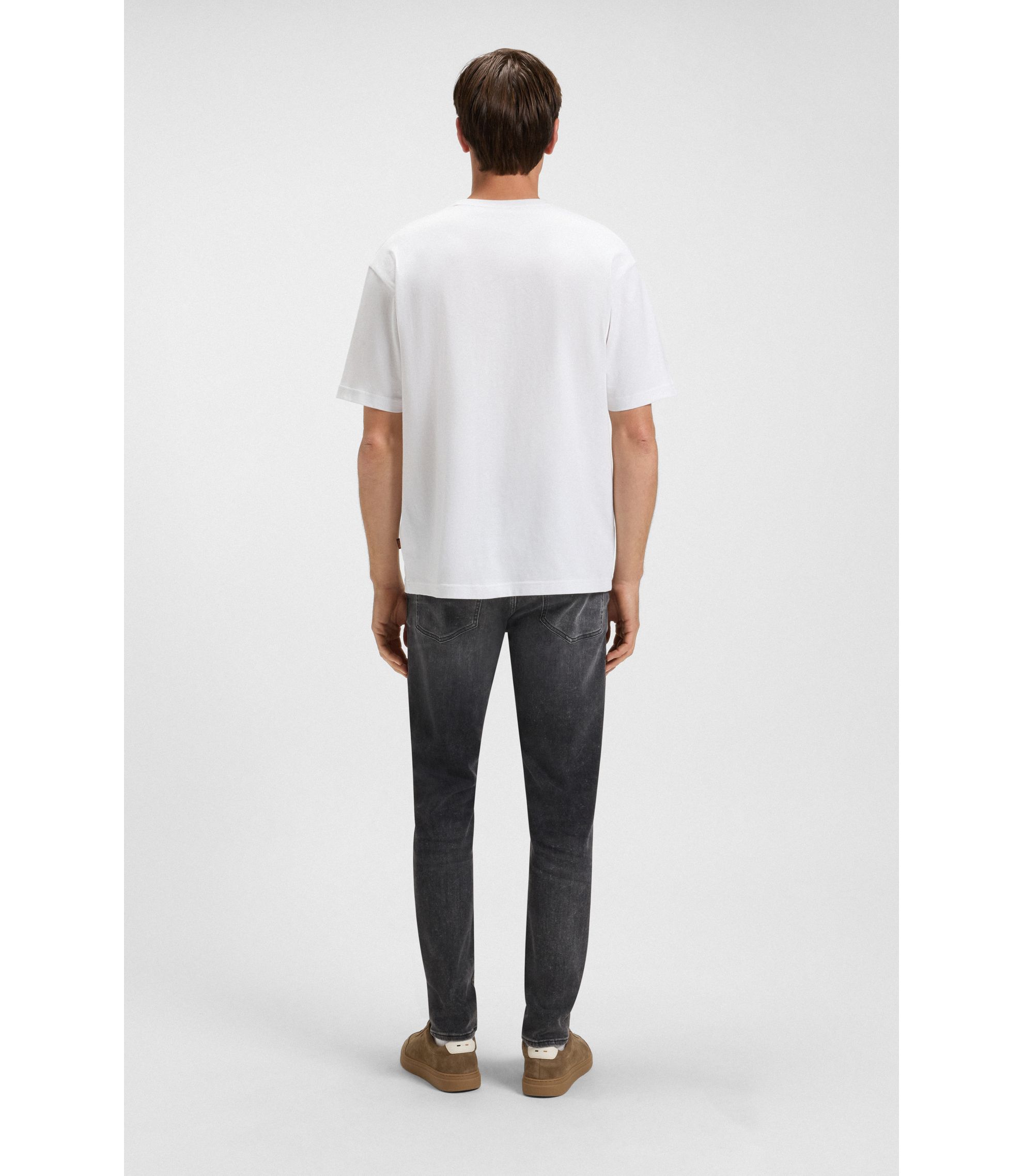 BOSS - リラックスフィットTシャツ コットン ロゴアートワーク