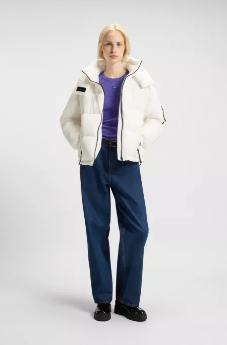 Doudoune déperlante à capuche amovible